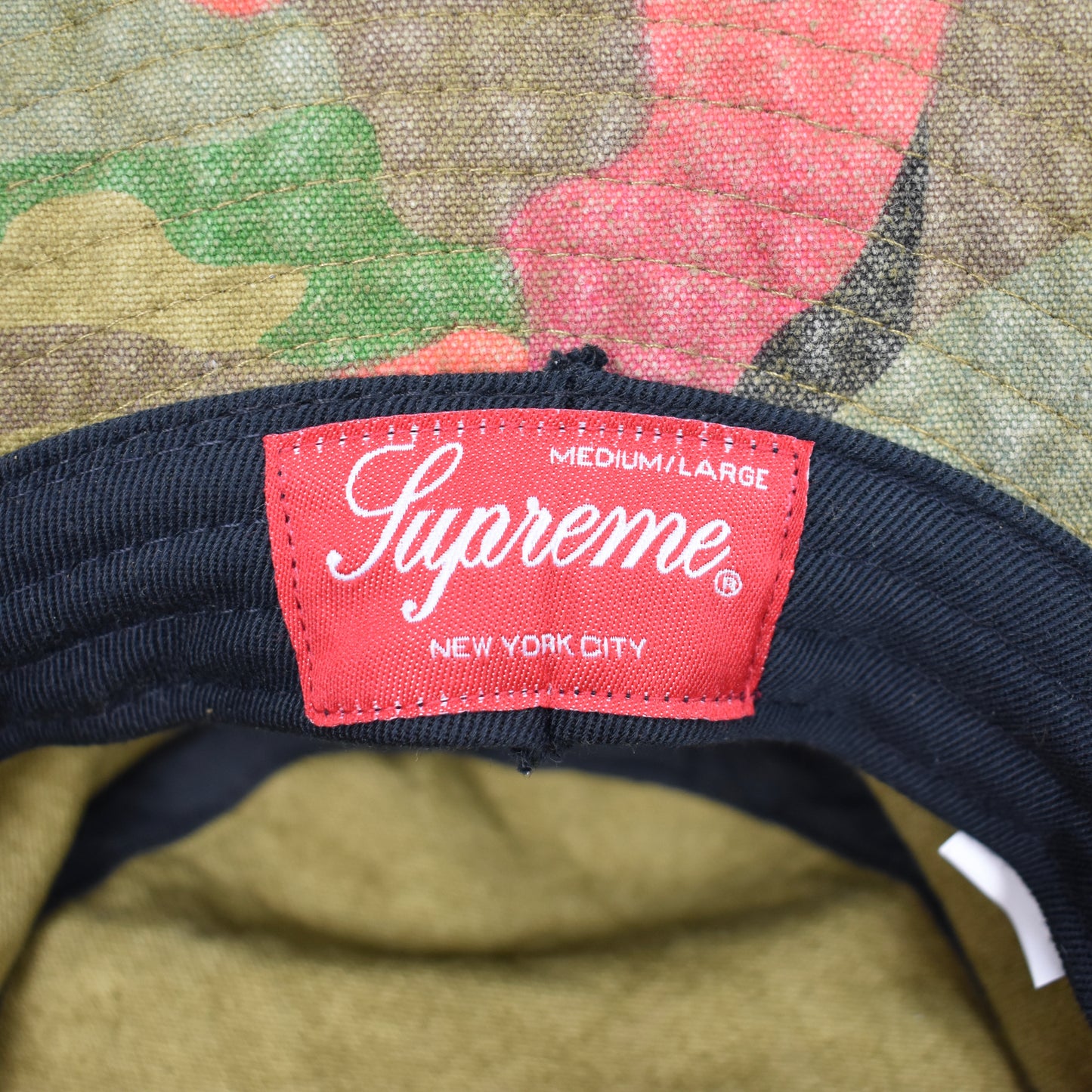 Supreme - Camo Box Logo Canvas Boonie Hat