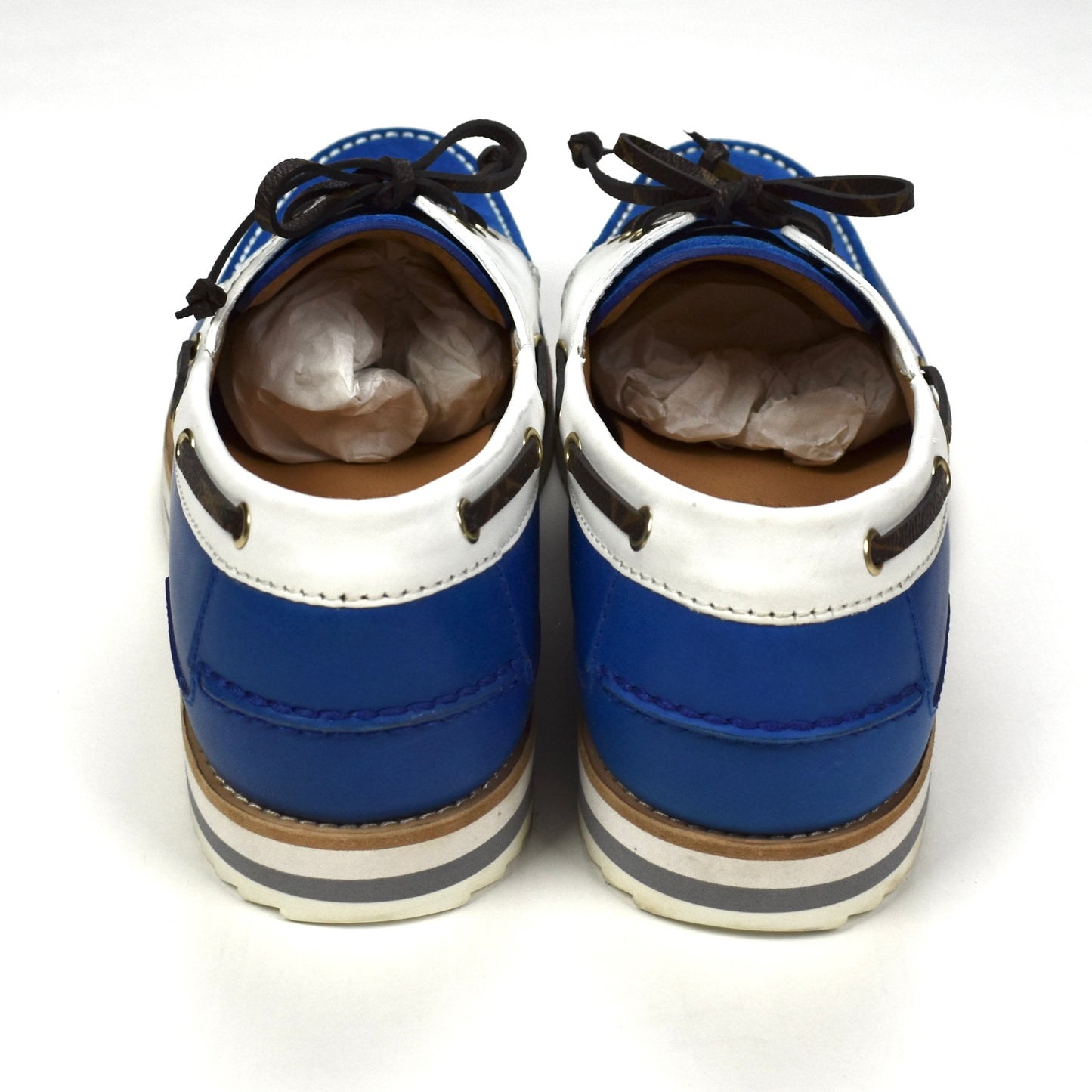 Louis Vuitton - Blue Summerland Boat Shoes