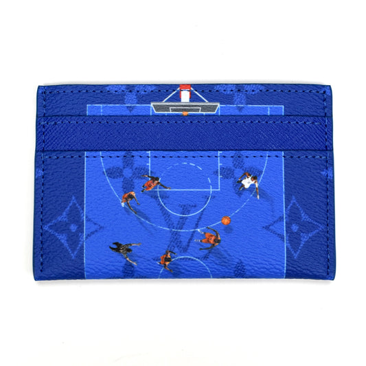 Louis Vuitton - Basketball Monogram Double Card Holder (Blue)