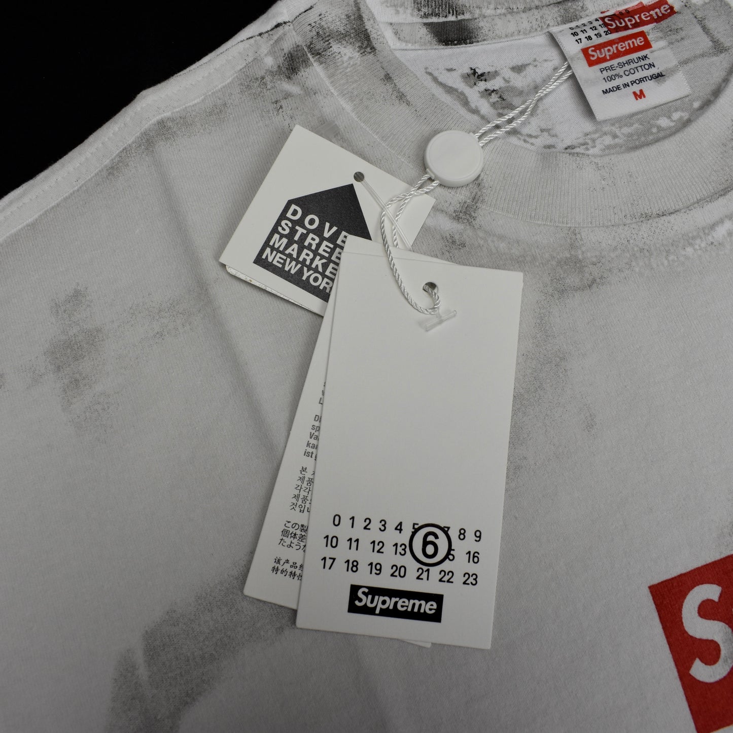 Supreme x Maison Margiela MM6 - Trompe L'oeil Box Logo T-Shirt