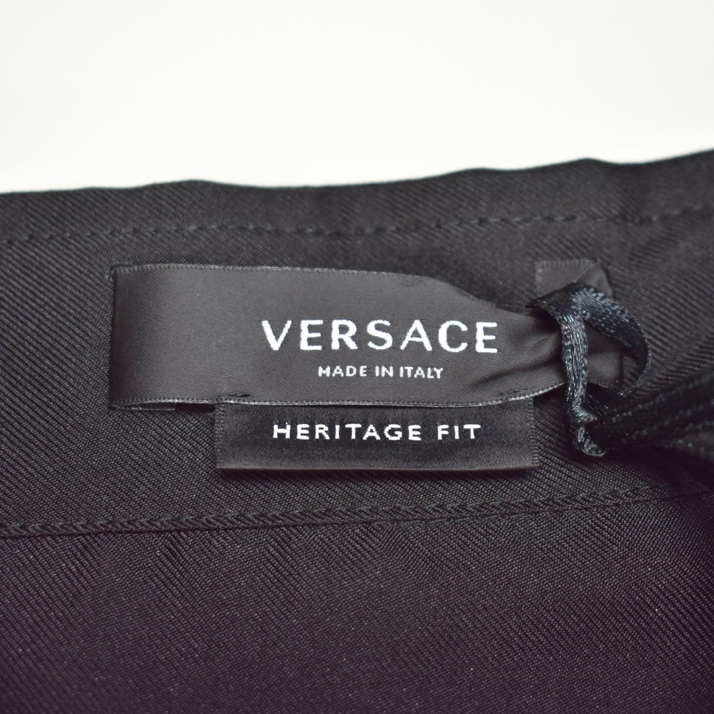 Versace - Black / Gold Barocco Print Silk Shirt