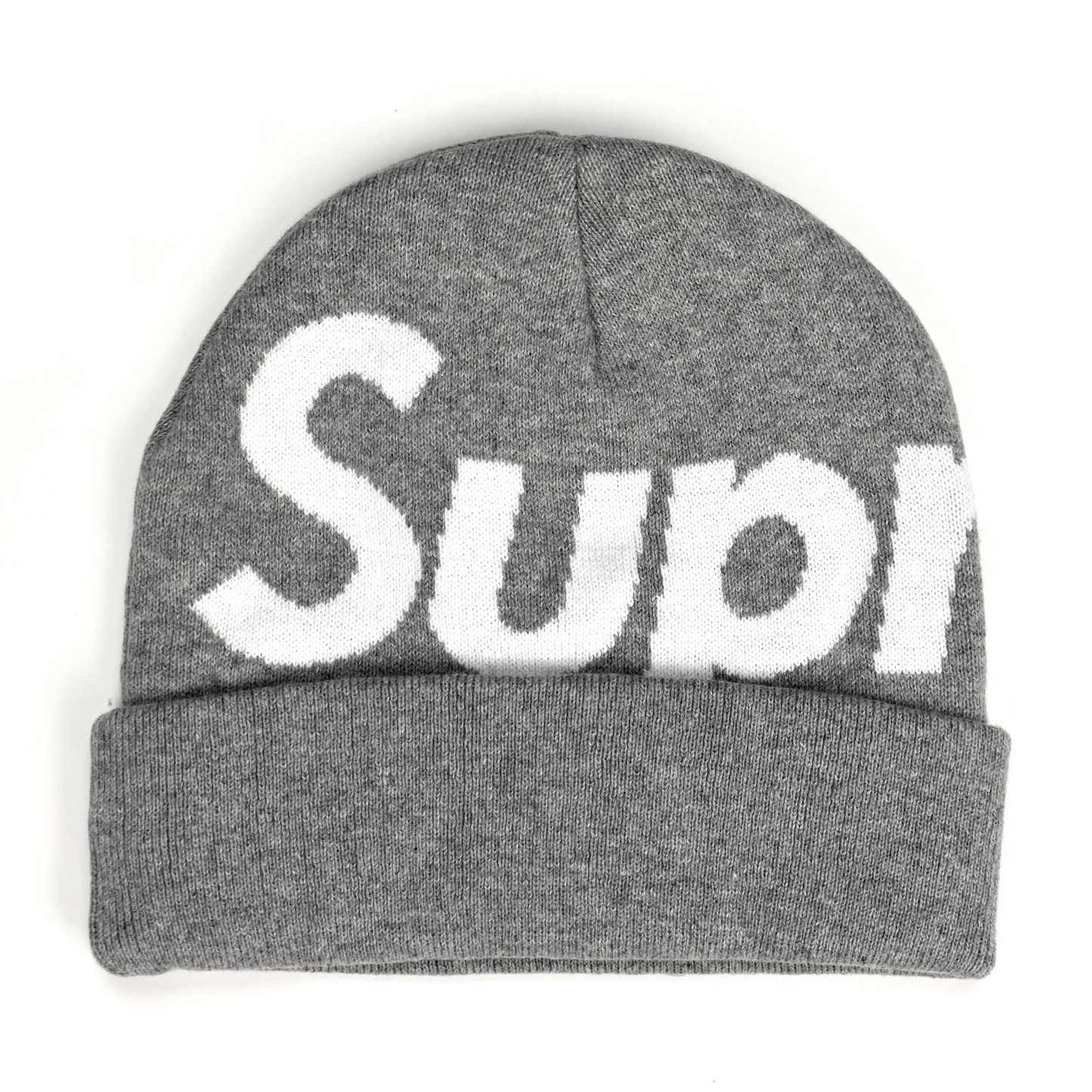 Supreme - Gray Big Box Logo Beanie (FW24)