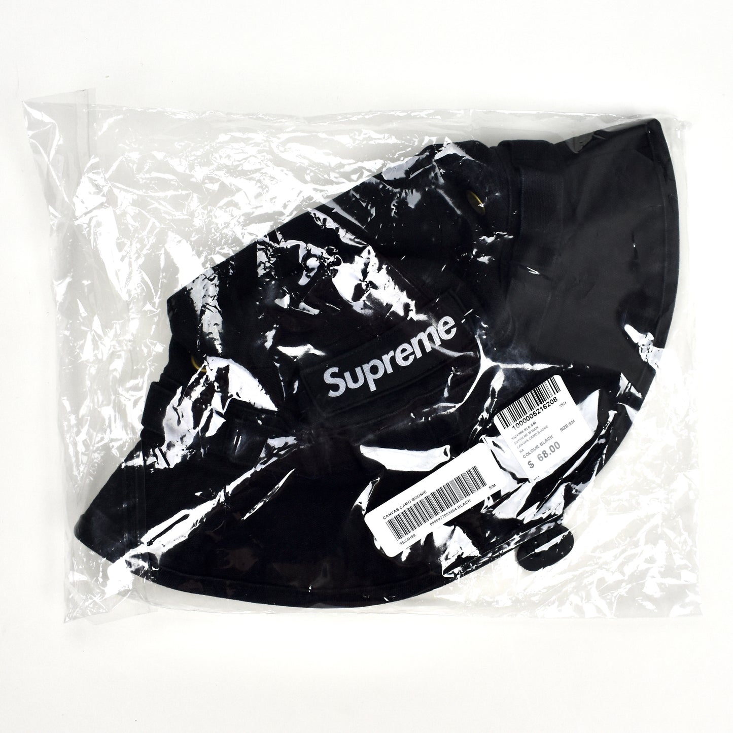 Supreme - Black Box Logo Canvas Boonie Hat