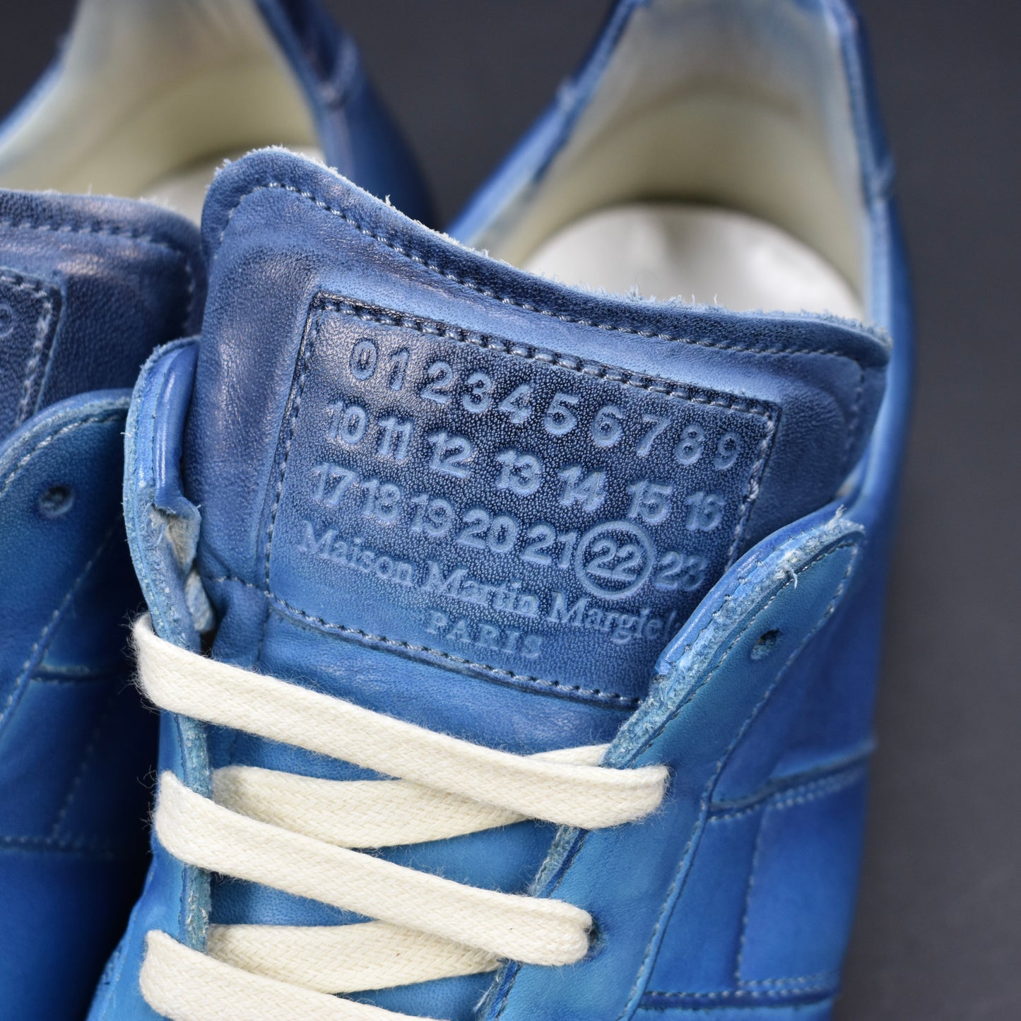 Maison Margiela - Artisinal Blue & White Degrade GAT Sneakers