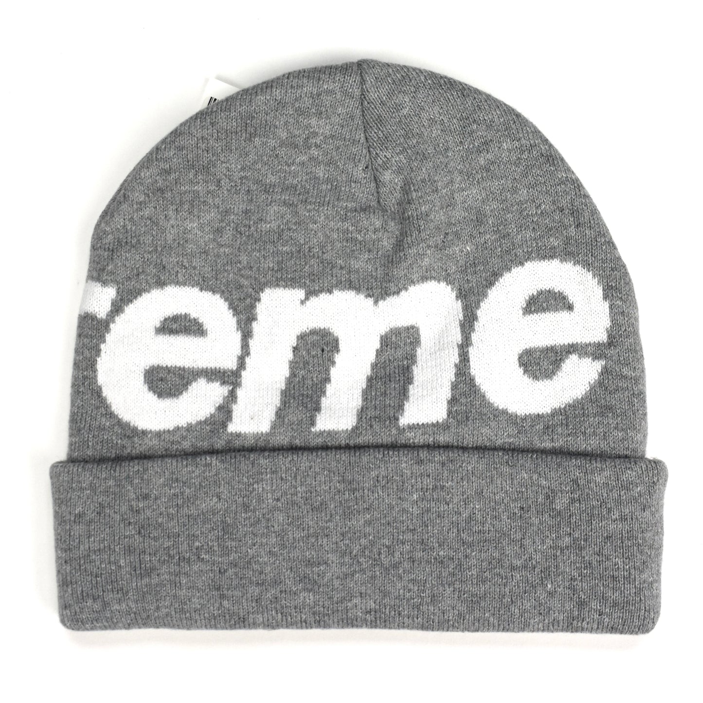 Supreme - Gray Big Box Logo Beanie (FW24)