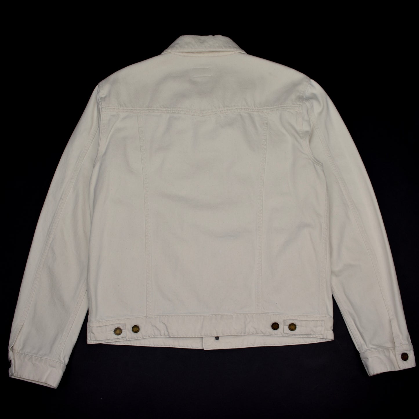 Saint Laurent - Cream White Denim Trucker Jacket