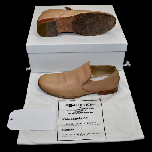 Maison Margiela x H&M - Tan Leather Mould Effect Loafers