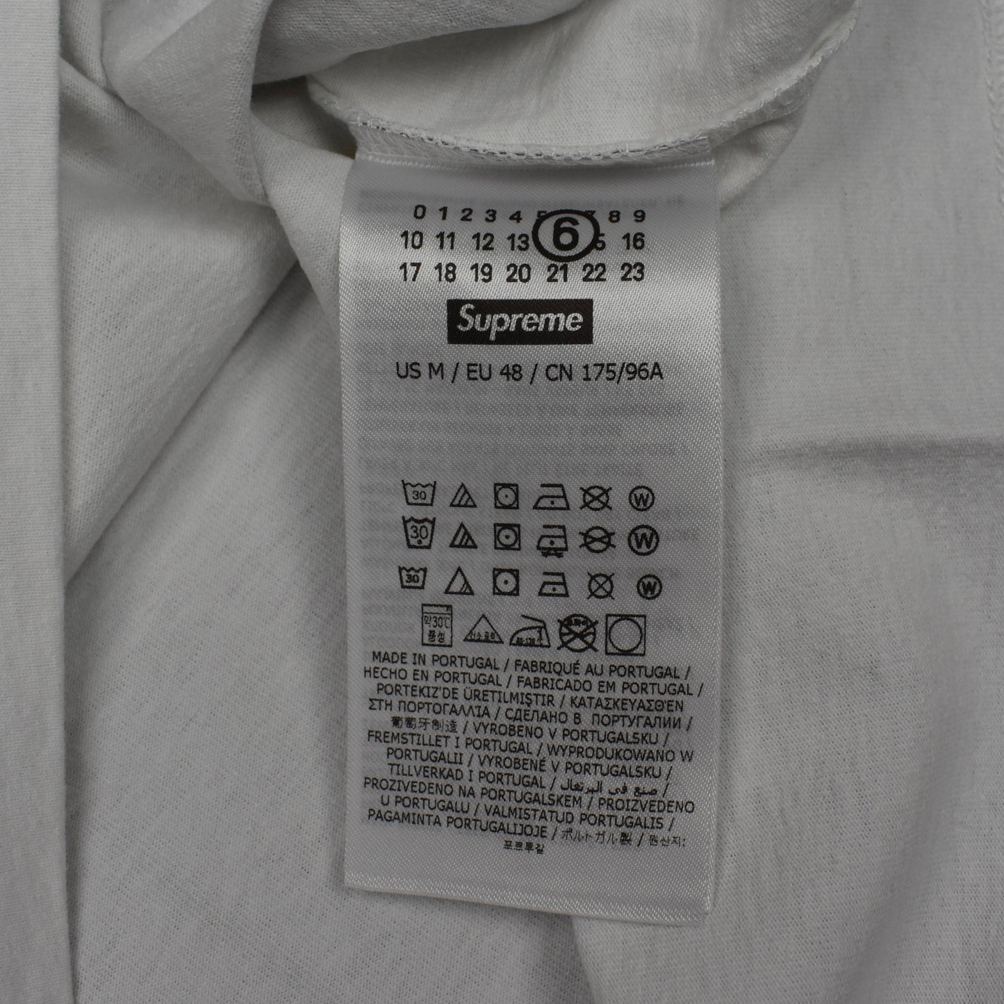 Supreme x Maison Margiela MM6 - Trompe L'oeil Box Logo T-Shirt