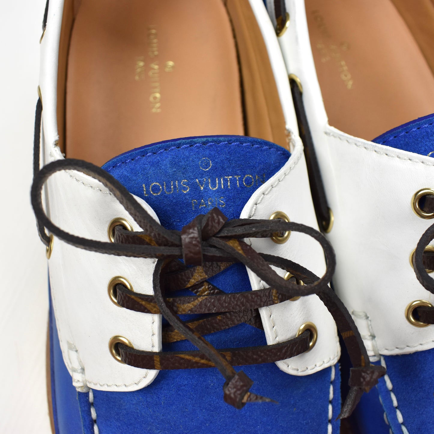 Louis Vuitton - Blue Summerland Boat Shoes