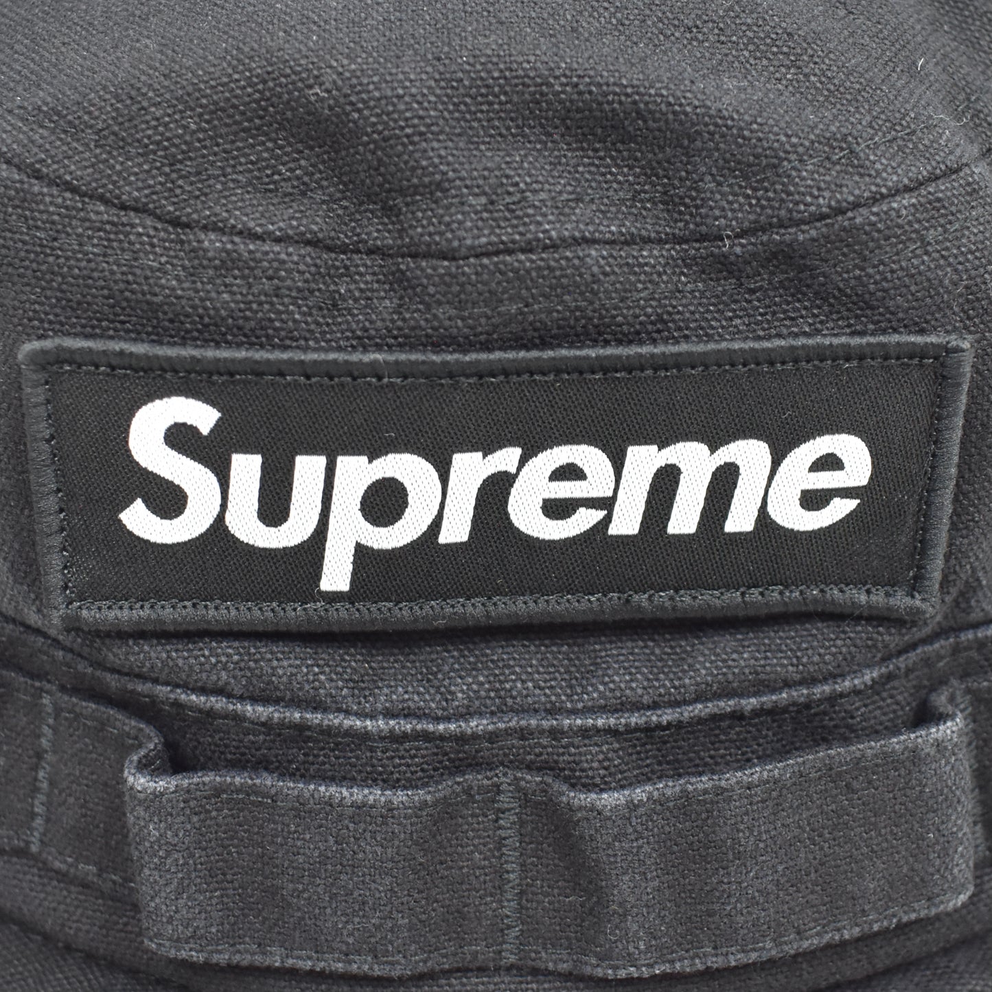 Supreme - Black Box Logo Canvas Boonie Hat