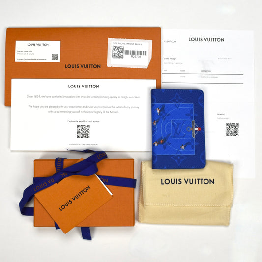 Louis Vuitton - Basketball Monogram Pocket Organizer (Blue)