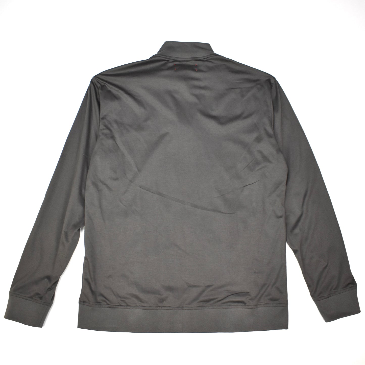 Kiton - Red Stitch Lightweight Track Jacket (Charcoal Gray)