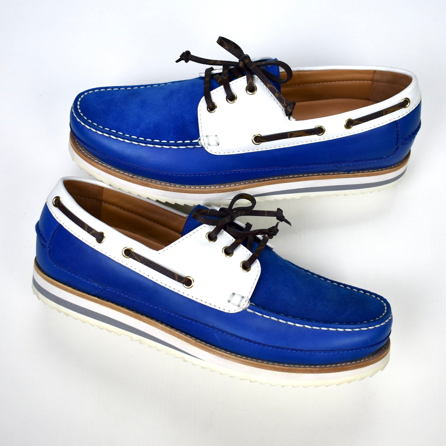 Louis Vuitton - Blue Summerland Boat Shoes