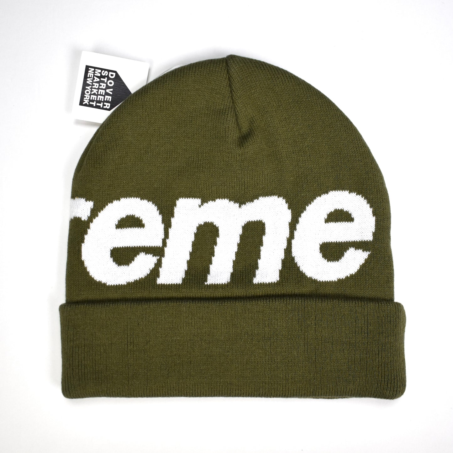 Supreme - Olive Big Box Logo Beanie (FW24)