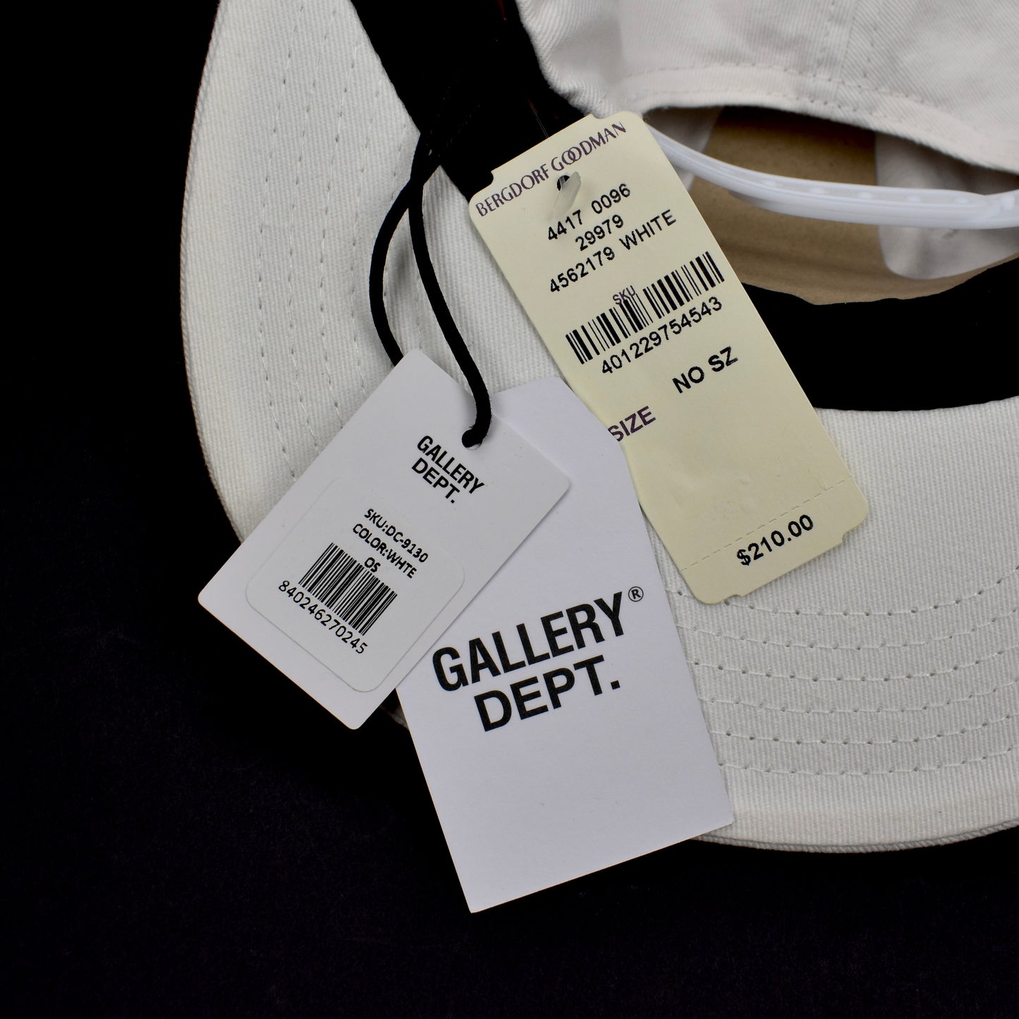 Gallery Dept. - White DEPT. Logo Hat