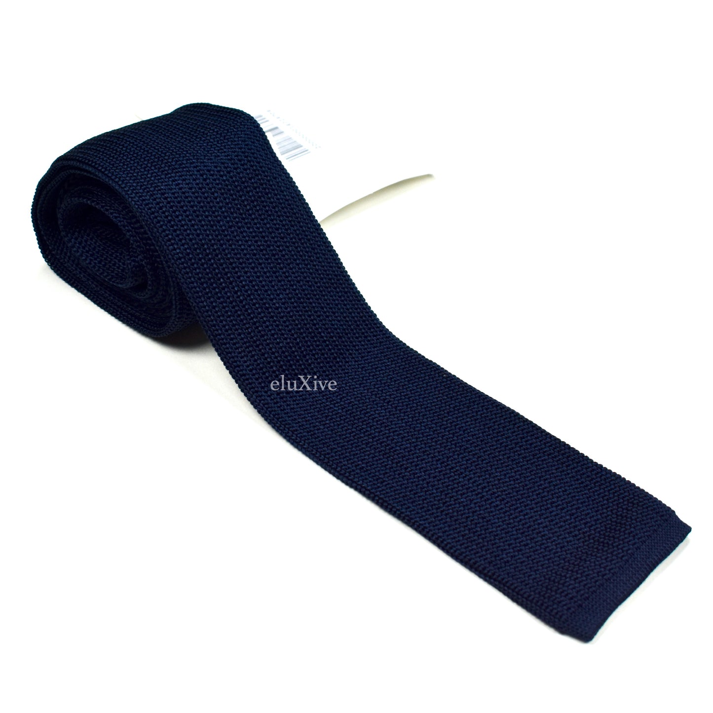 Brioni - Navy 100% Silk Tricot Knit Tie