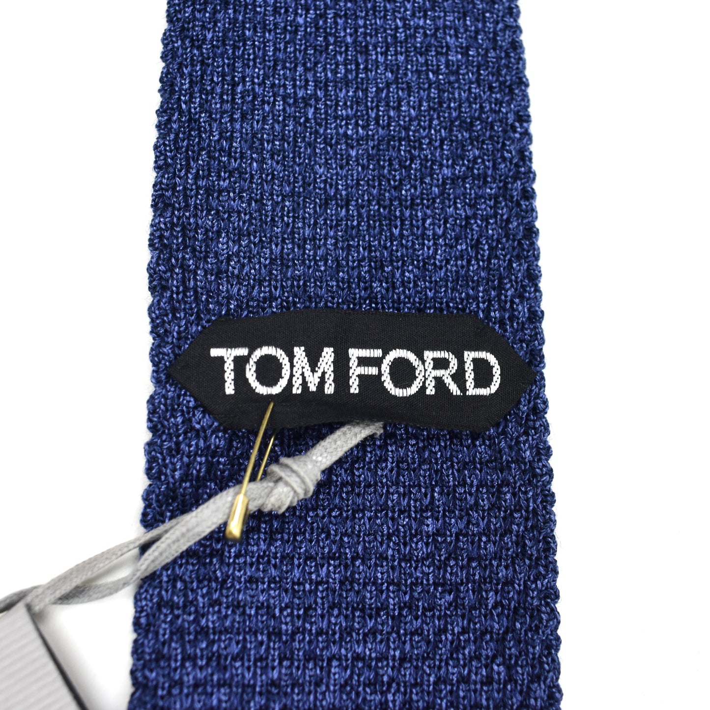 Tom Ford - Navy Heather Silk Knit Tie
