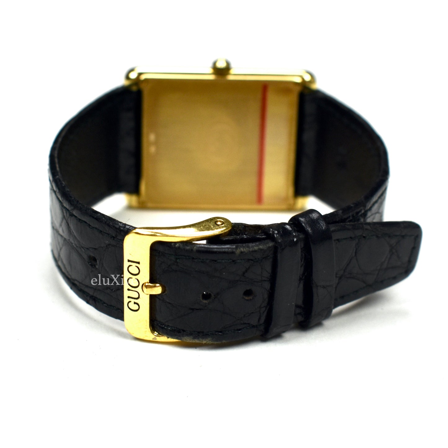 Gucci - 710M 18K Solid Gold Tank Watch
