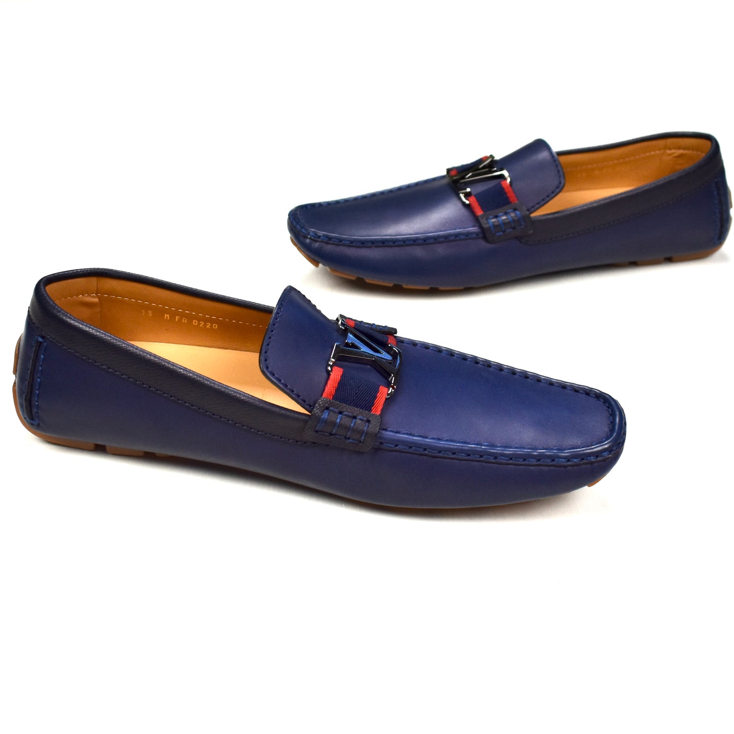 Louis Vuitton - Navy Monte Carlo Driving Loafers