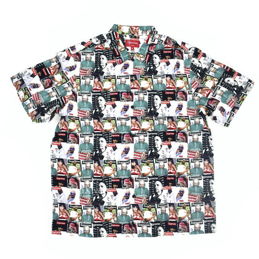Supreme - Magazine Print Viscose Club Shirt
