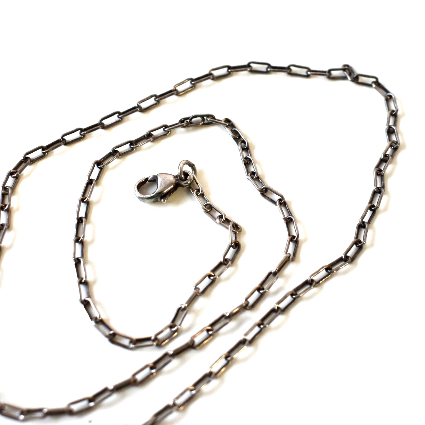 Saint Laurent - 16" Silver Oval Link Chain Necklace