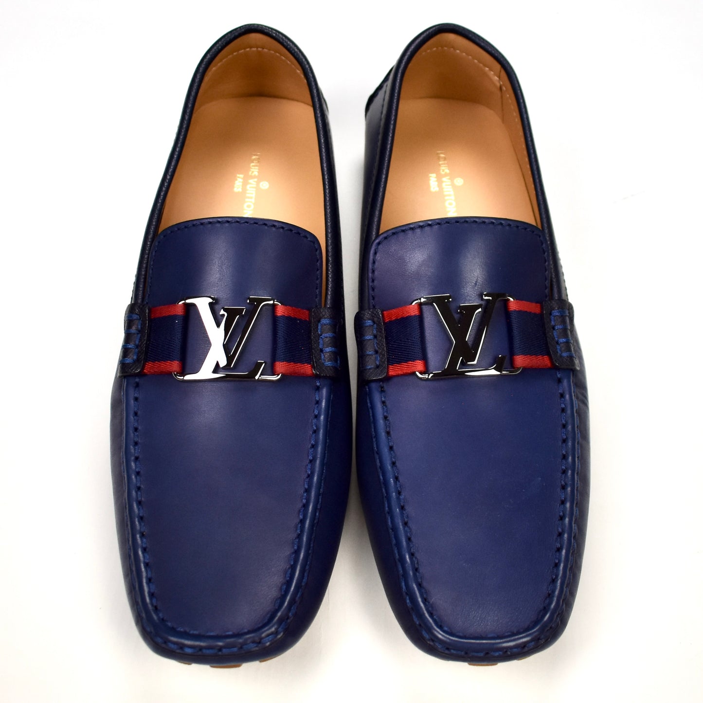 Louis Vuitton - Navy Monte Carlo Driving Loafers