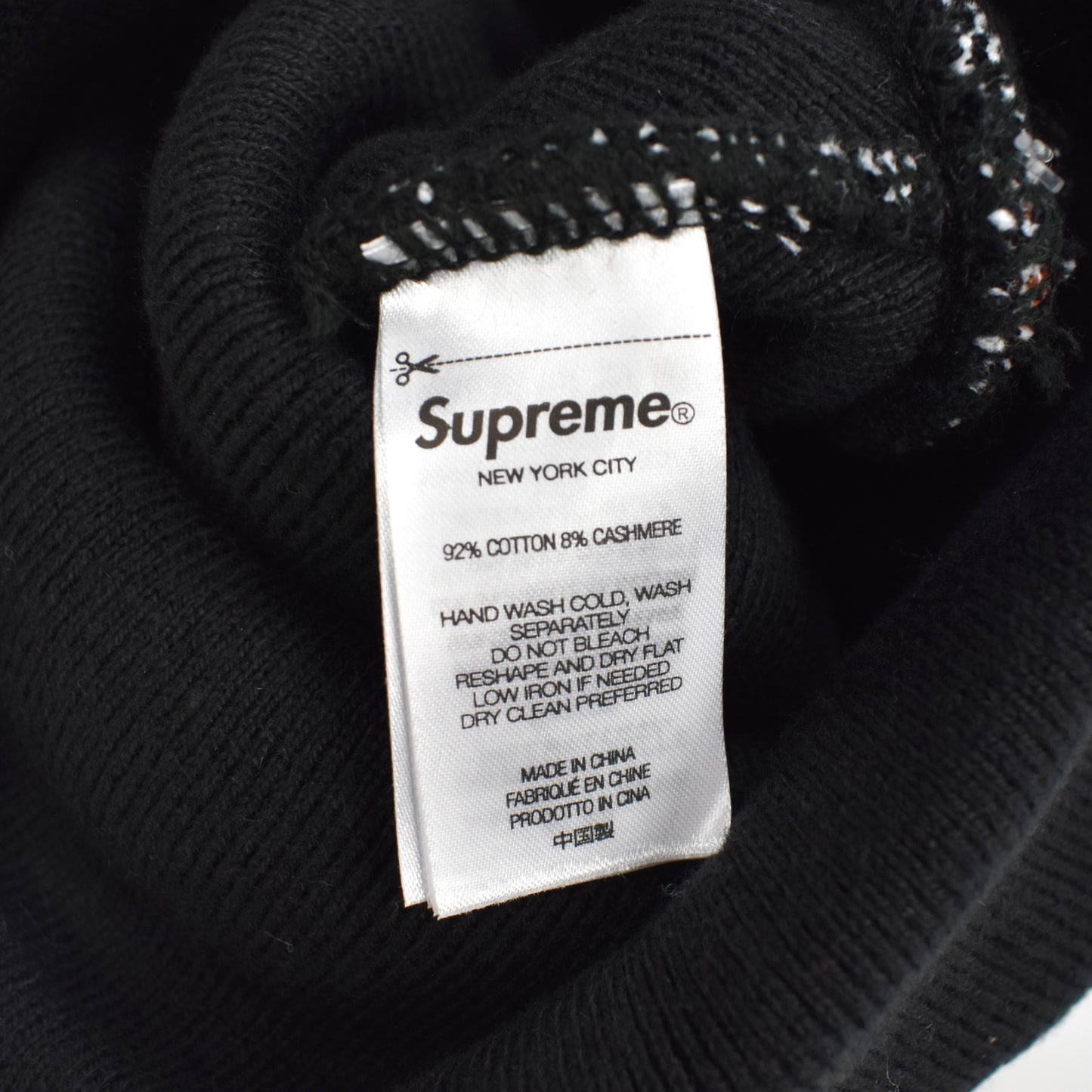 Supreme - Black Big Box Logo Beanie (FW24)