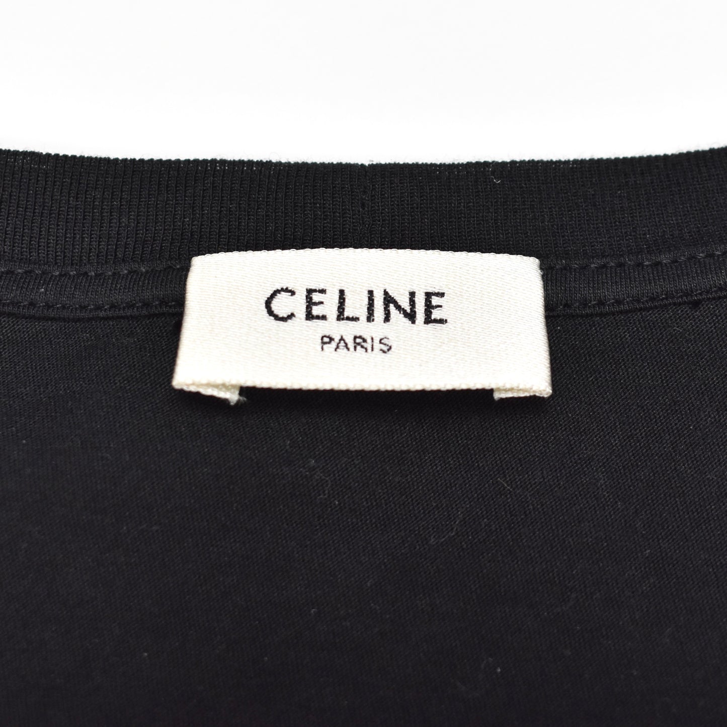 Celine - Black Show Invitation Logo T-Shirt