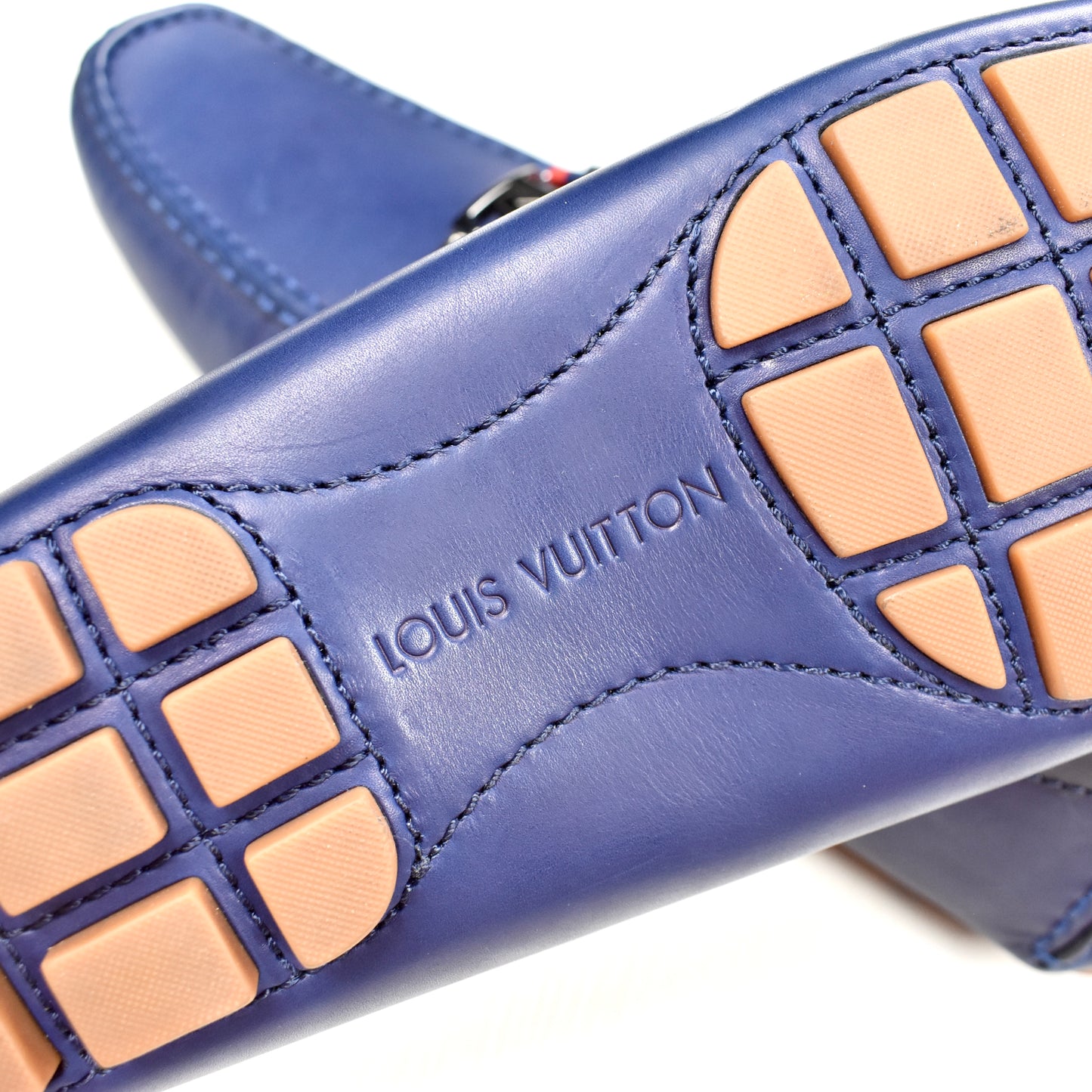 Louis Vuitton - Navy Monte Carlo Driving Loafers