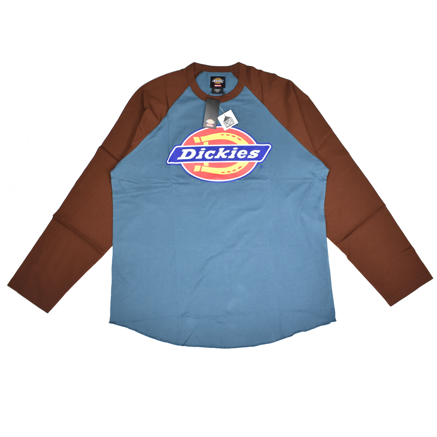 Supreme x Dickies - Raglan Sleeve Logo T-Shirt (Slate/Brown)