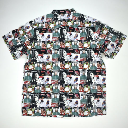 Supreme - Magazine Print Viscose Club Shirt