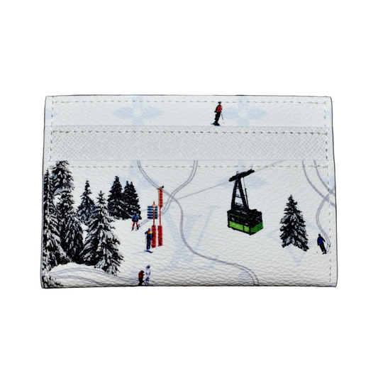 Louis Vuitton - Ski Monogram Double Card Holder (White)