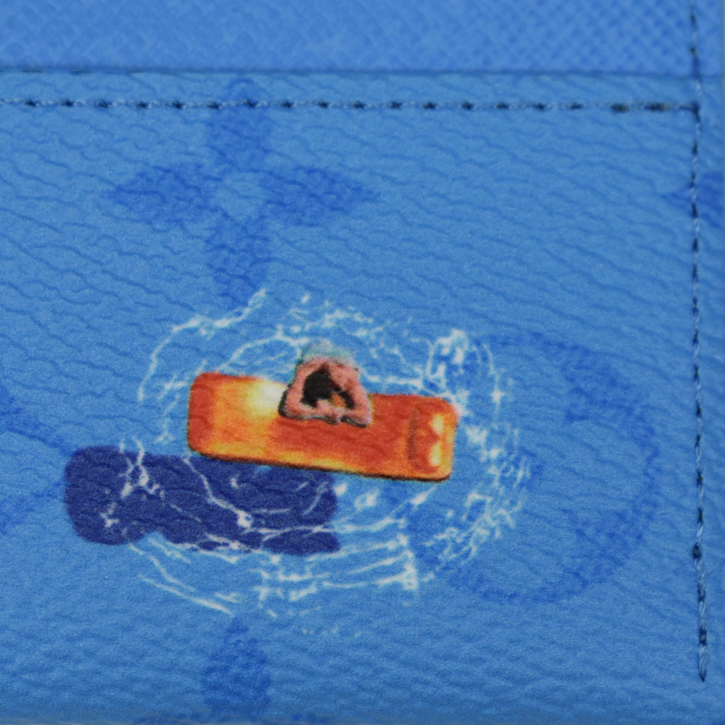 Louis Vuitton - Swim Monogram Double Card Holder (Blue Lagoon)