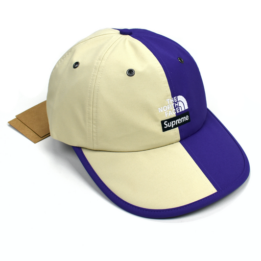 Supreme x The North Face - Split Logo Hat (Beige/Purple)