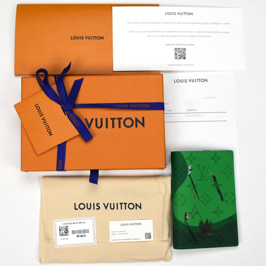 Louis Vuitton - Golf Monogram Passport Holder (Green)