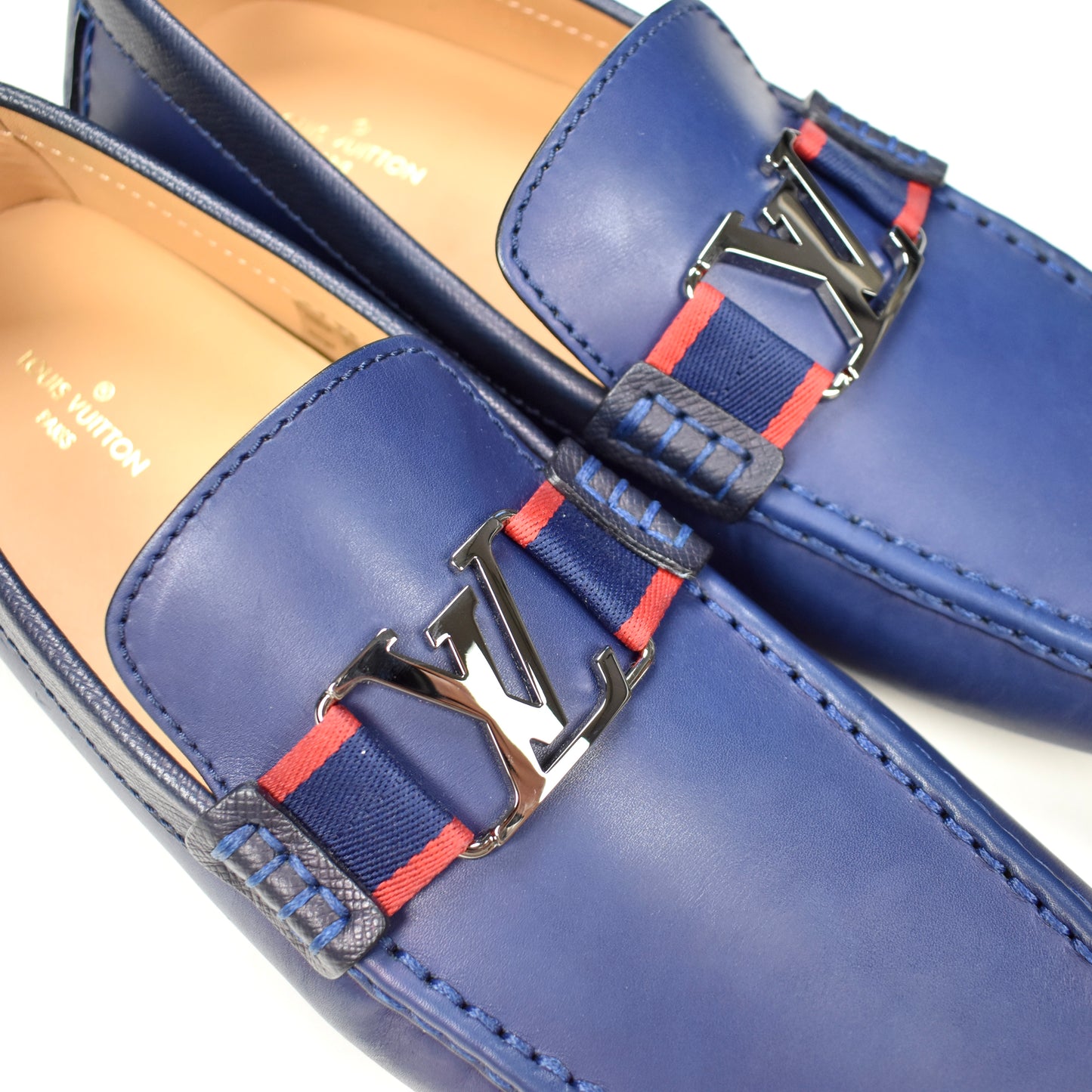 Louis Vuitton - Navy Monte Carlo Driving Loafers