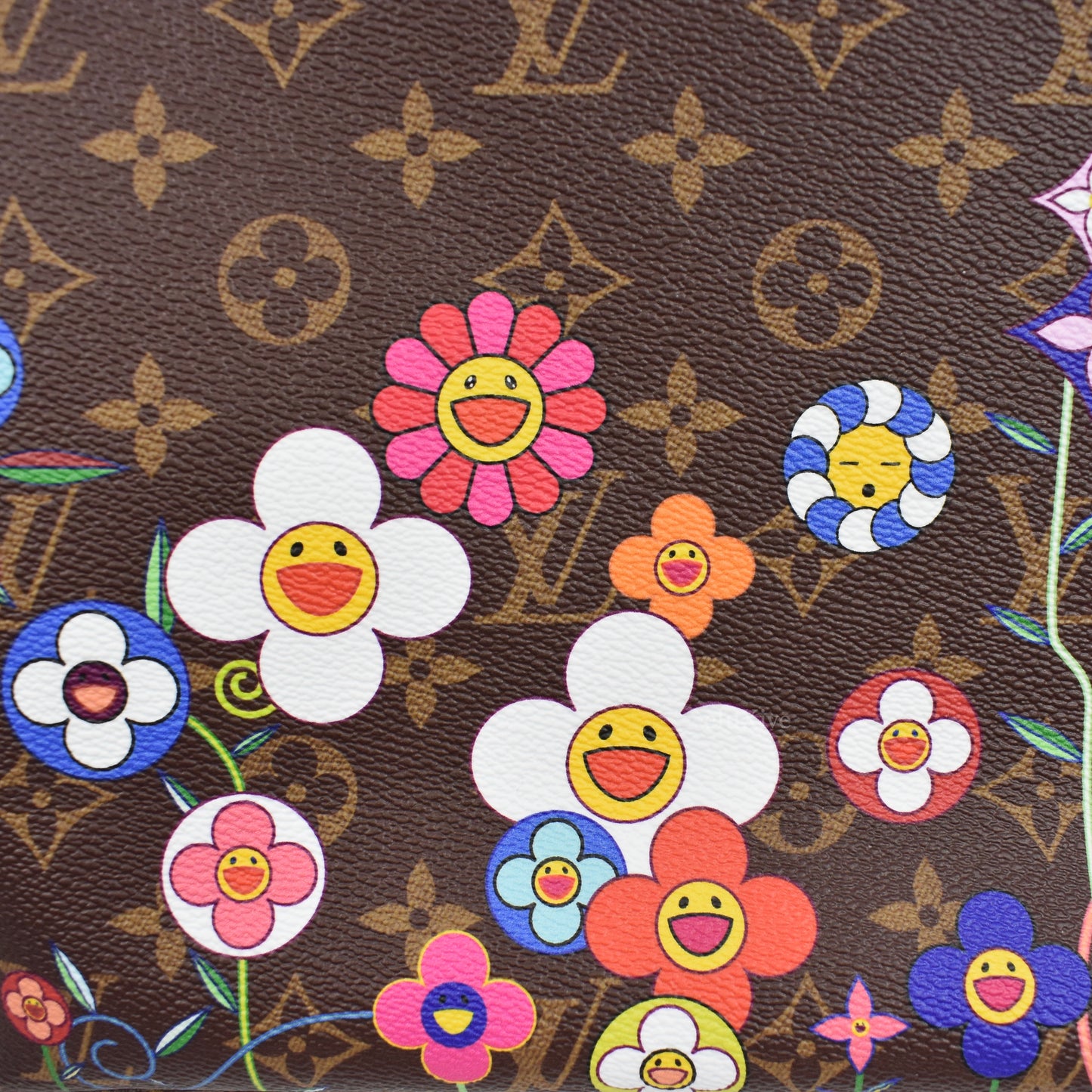 Louis Vuitton x Murakami - Flowers Monogram Neverfull MM Bag (Brown)