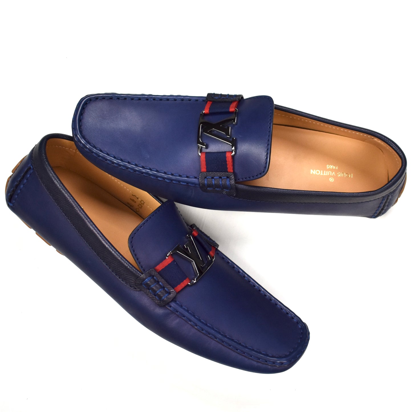 Louis Vuitton - Navy Monte Carlo Driving Loafers