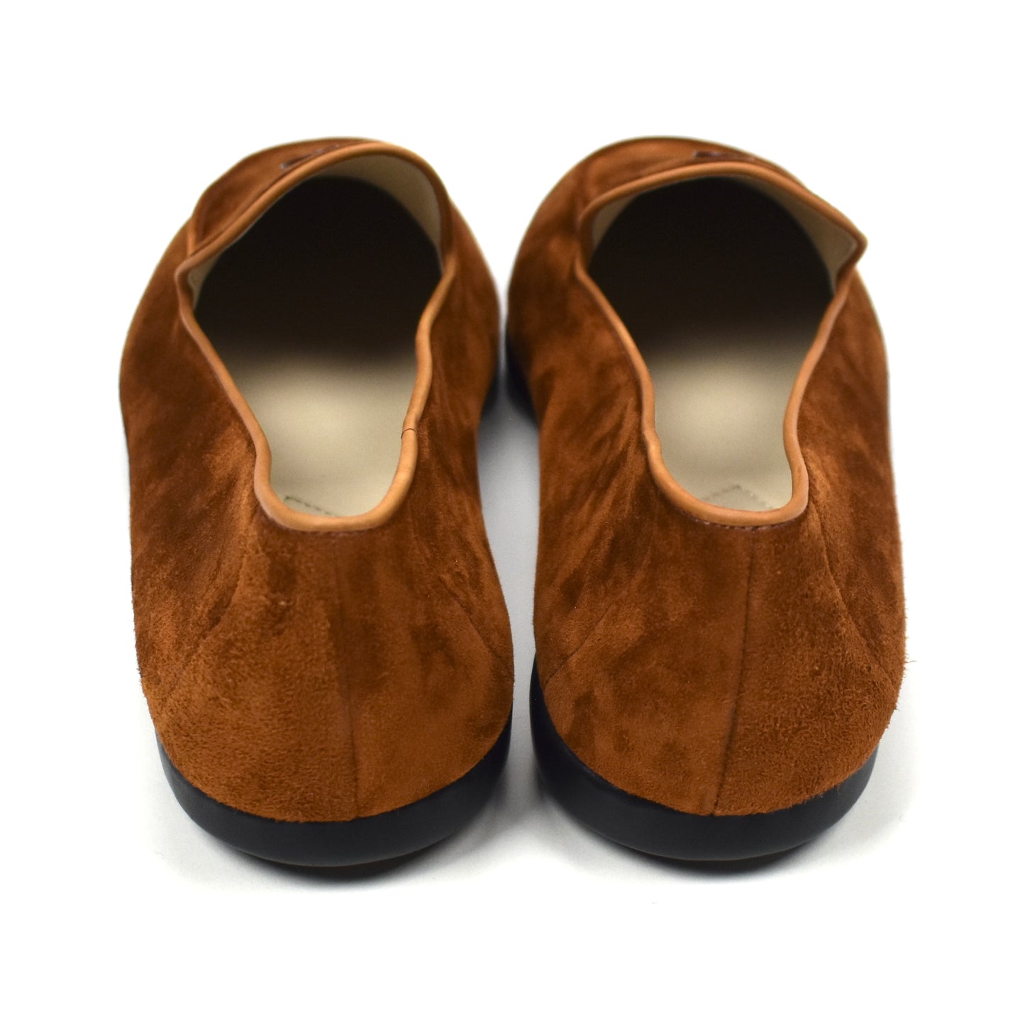Giorgio Armani - Brown Calf Suede Slippers / Loafers
