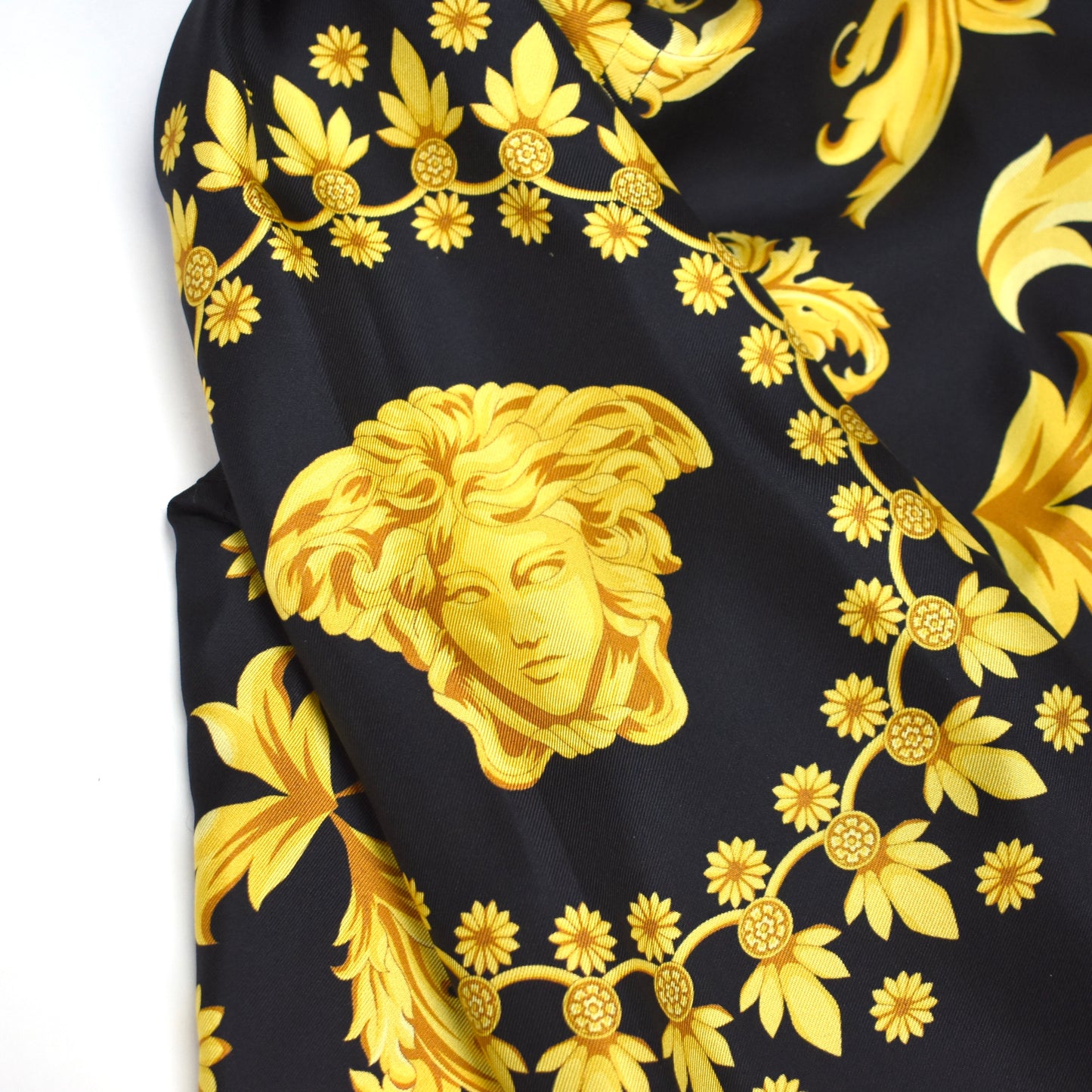 Versace - Black / Gold 100% Silk Baroque Print Shirt