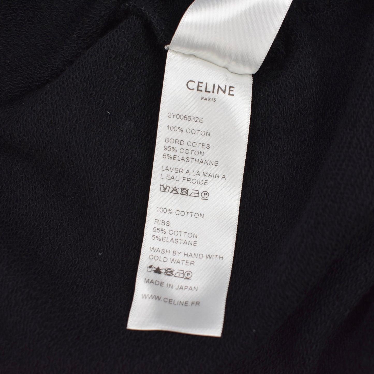 Celine - Black Show Invitation Logo Hoodie