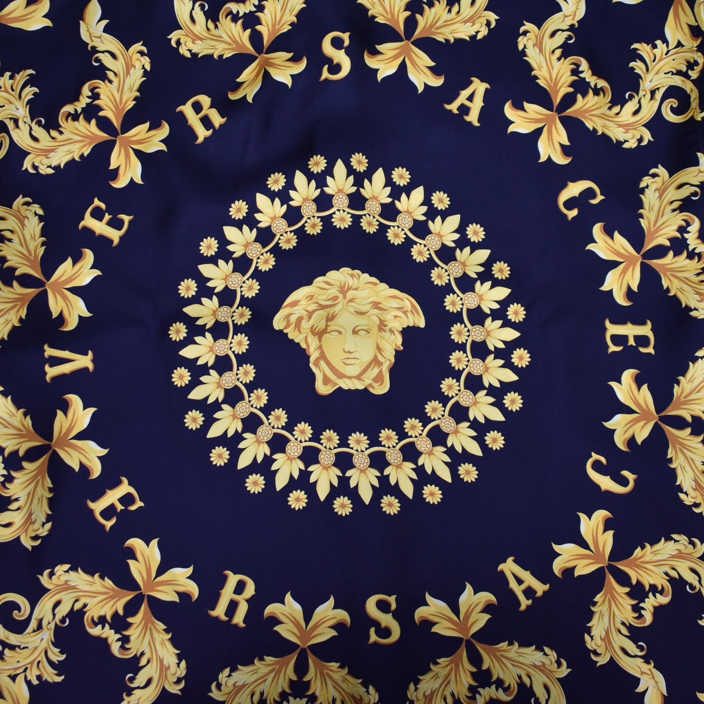Versace - Black / Gold 100% Silk Baroque Print Shirt