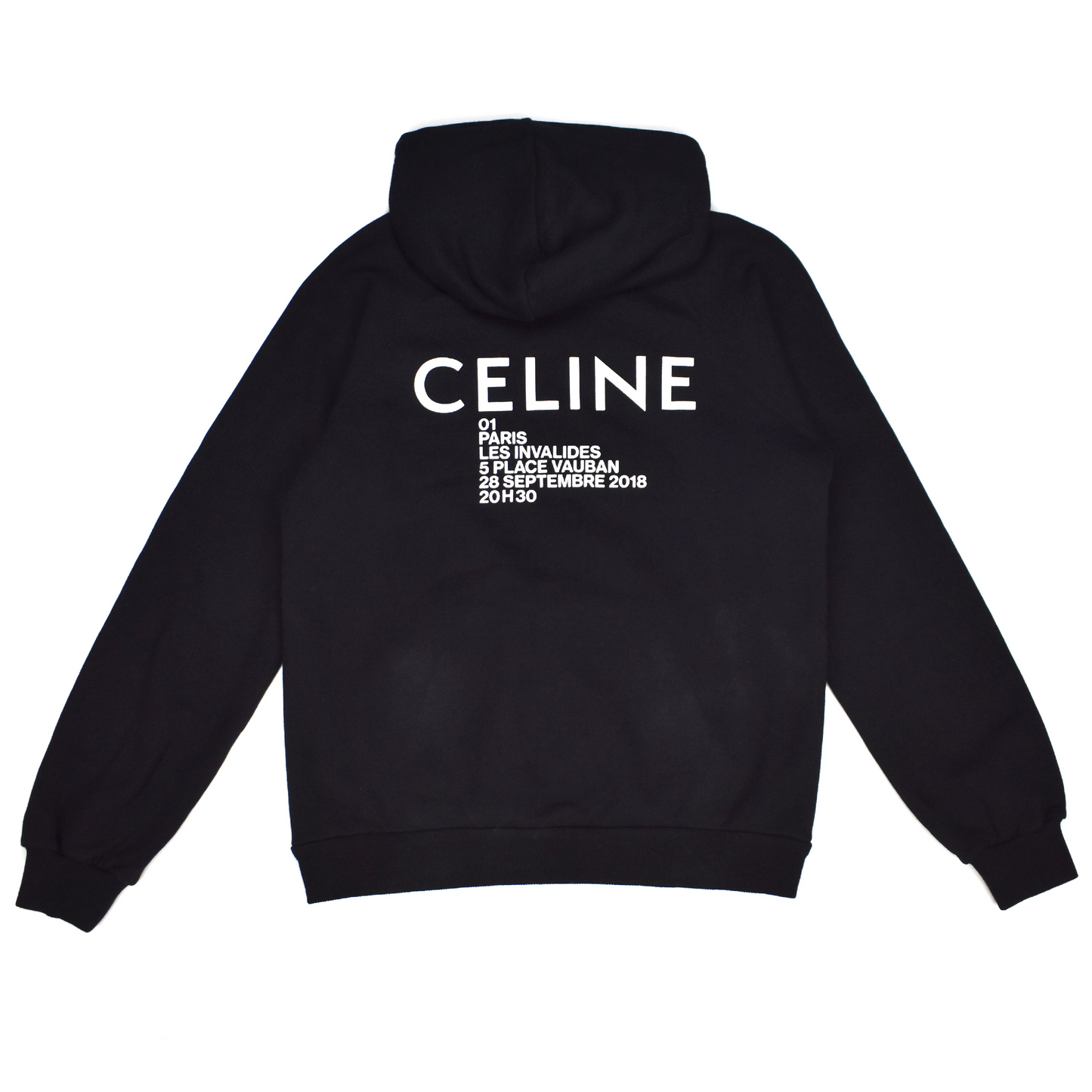 Celine - Black Show Invitation Logo Hoodie