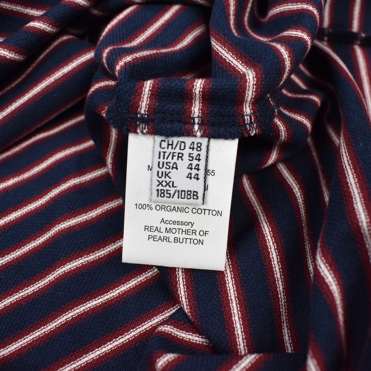 Bally - Navy Logo Stripe Polo Shirt