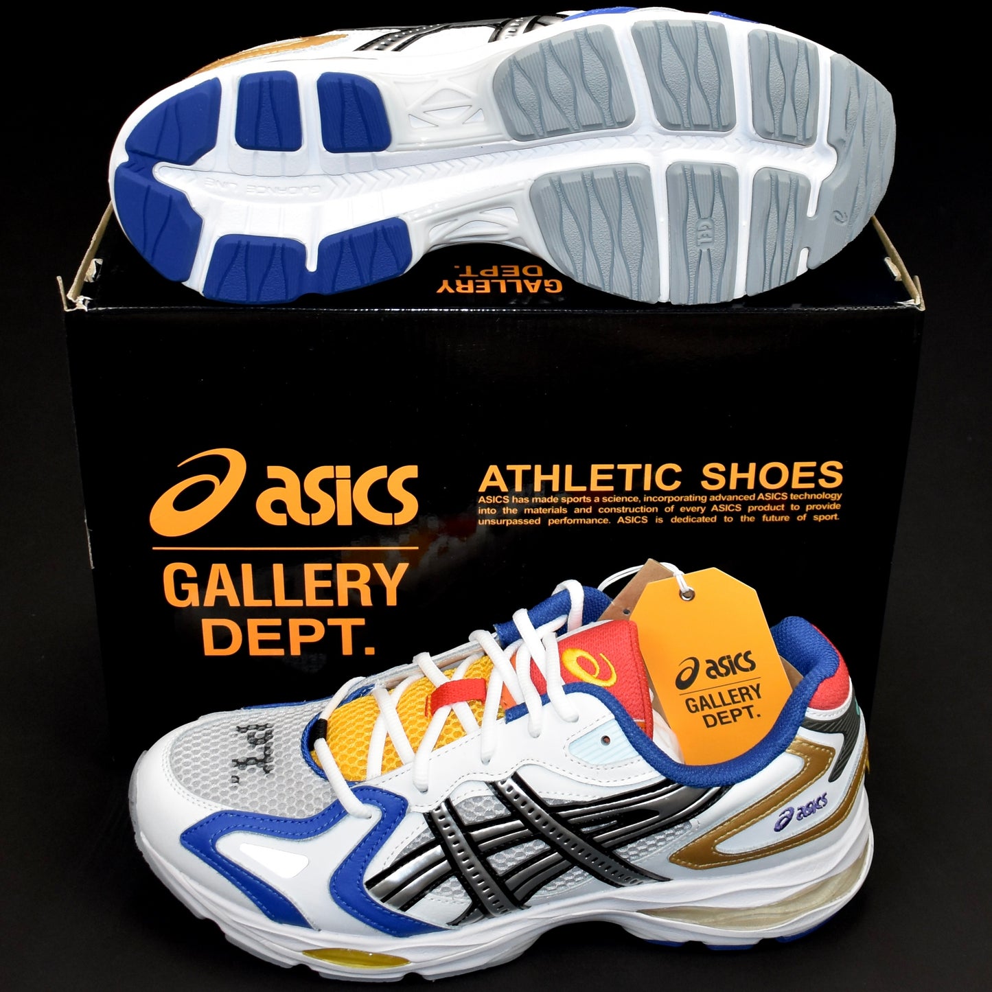 Asics x Gallery Dept. - Gel-K1011 Sneakers  (White/Multi)