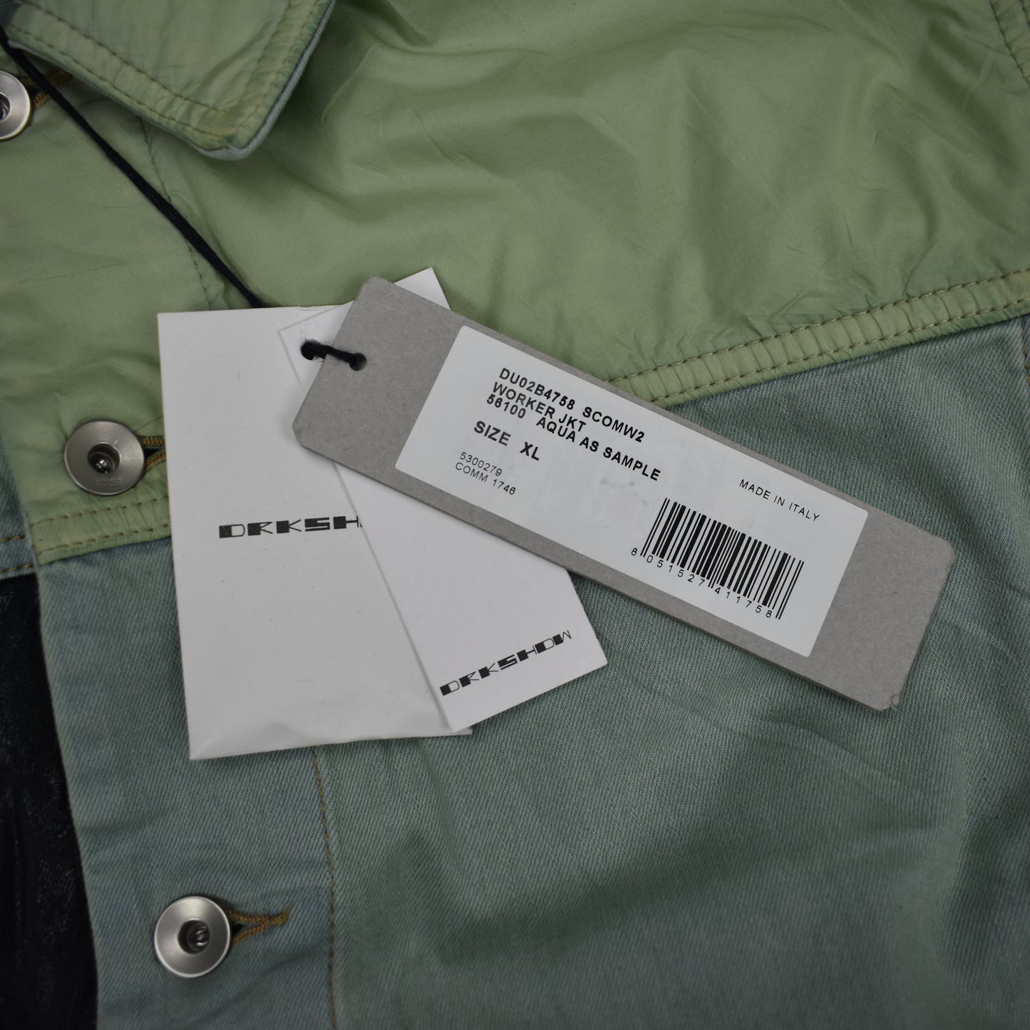 Rick Owens DRKSHDW - Patchwork Denim Worker Jacket
