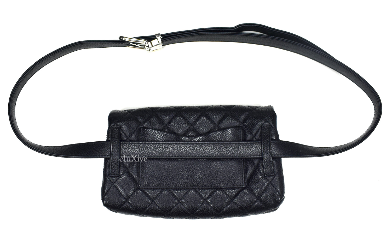 lave et eksperiment Berolige marmor Chanel - Black Quilted Leather 2.55 Reissue Uniform Belt Bag – eluXive