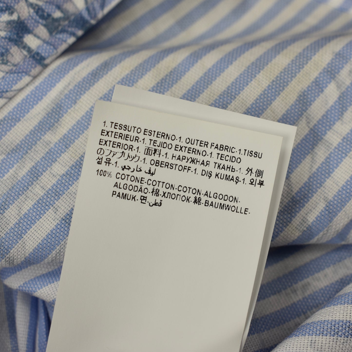 Versace - Striped Poplin Sea Print Shirt