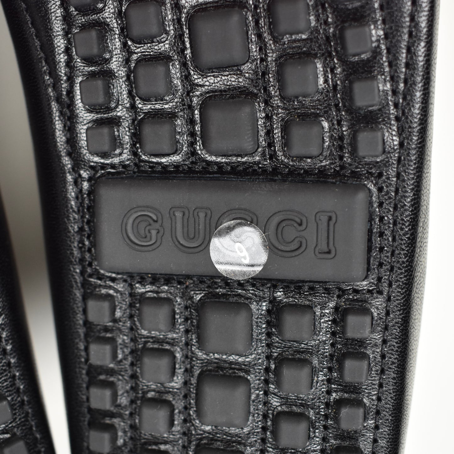 Gucci - Black Leather Horsebit Driving Loafers