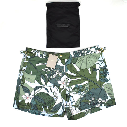 Tom Ford - Floral Print Swim Trucks
